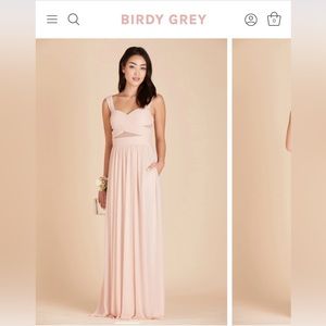 COPY - Bird Grey Bridesmaid Dress
